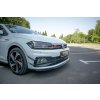 Maxton Design spoiler pod přední nárazník ver.3 pro Volkswagen Polo GTI Mk6, carbon-Look