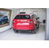 Maxton Design středový spoiler zadního nárazníku pro Škoda Kodiaq RS, černý lesklý plast ABS