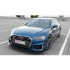 Maxton Design spoiler pod přední nárazník ver.2 pro Audi A6 C8, carbon-Look, S-Line