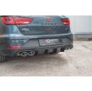 Maxton Design vložka zadního nárazníku ver.3 pro Seat Leon Cupra Mk3 Facelift, černý lesklý plast ABS