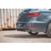 Maxton Design vložka zadního nárazníku ver.3 pro Seat Leon Cupra Mk3 Facelift, černý lesklý plast ABS