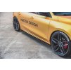 Maxton Design "Racing durability" difuzory pod boční prahy pro Ford Focus, Focus ST Mk4, plast ABS bez povrchové úpravy, s červenou linkou