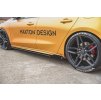 Maxton Design "Racing durability" difuzory pod boční prahy s křidélky pro Ford Focus, Focus ST Mk4, plast ABS bez povrchové úpravy