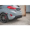 Maxton Design vložka zadního nárazníku ver.2 pro Ford Fiesta ST Mk8, černý lesklý plast ABS