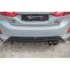 Maxton Design vložka zadního nárazníku ver.2 pro Ford Fiesta ST Mk8, černý lesklý plast ABS