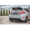 Maxton Design vložka zadního nárazníku ver.2 pro Ford Fiesta ST Mk8, černý lesklý plast ABS