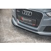 Maxton Design "Racing durability" spoiler pod přední nárazník pro Audi RS3 8V, plast ABS bez povrchové úpravy, s červenou linkou