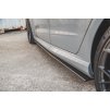 Maxton Design "Racing durability" difuzory pod boční prahy pro Audi RS3 8V, plast ABS bez povrchové úpravy, s červenou linkou