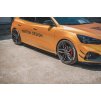 Maxton Design difuzory pod boční prahy ver.5 pro Ford Focus, Focus ST Mk4, carbon-Look