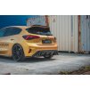 Maxton Design vložka zadního nárazníku ver.3 pro Ford Focus ST Mk4, černý lesklý plast ABS