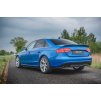 Maxton Design středový spoiler zadního nárazníku pro Audi A4 B8, černý lesklý plast ABS