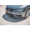 Maxton Design spoiler pod přední nárazník ver.4 pro Seat Leon Cupra Mk3 Facelift, carbon-Look
