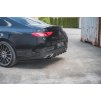 Maxton Design vložka zadního nárazníku pro Mercedes CLS C 257/AMG-Line, černý lesklý plast ABS