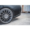 Maxton Design středový spoiler zadního nárazníku pro Mercedes CLS C 257/AMG-Line, černý lesklý plast ABS