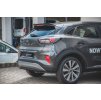 Maxton Design středový spoiler zadního nárazníku pro Ford Puma Standard, černý lesklý plast ABS
