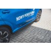 Maxton Design difuzory pod boční prahy pro Ford Puma ST-Line, černý lesklý plast ABS