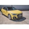 Maxton Design spoiler pod přední nárazník ver.3 pro Audi A1 GB, černý lesklý plast ABS