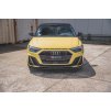 Maxton Design spoiler pod přední nárazník ver.2 pro Audi A1 GB, černý lesklý plast ABS