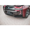 Maxton Design středový spoiler zadního nárazníku pro BMW i8, černý lesklý plast ABS