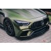 Maxton Design spoiler pod přední nárazník ver.2 pro Mercedes AMG GT 4 -Door Coupe GT 63S Aero, černý lesklý plast ABS