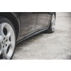 Maxton Design difuzory pod boční prahy pro Alfa Romeo 156 Standard, černý lesklý plast ABS