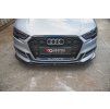 Maxton Design spoiler pod přední nárazník ver.3 pro Audi A3, S3 8V FL, carbon-Look