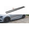 Maxton Design difuzory pod boční prahy ver.2 pro Audi A3, S3 8V FL, carbon-Look