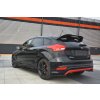 Maxton Design prodloužení spoileru pro Ford Focus Mk3 Facelift, černý lesklý plast ABS