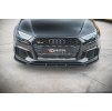 Maxton Design spoiler pod přední nárazník ver.4 pro Audi RS3 8V Facelift, carbon-Look