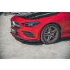 Maxton Design spoiler pod přední nárazník ver.2 pro Mercedes CLA C118/AMG-Line, černý lesklý plast ABS