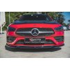Maxton Design spoiler pod přední nárazník ver.2 pro Mercedes CLA C118/AMG-Line, černý lesklý plast ABS