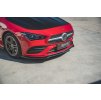 Maxton Design spoiler pod přední nárazník pro Mercedes CLA C118/AMG-Line, černý lesklý plast ABS