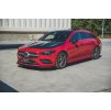 Maxton Design spoiler pod přední nárazník pro Mercedes CLA C118/AMG-Line, černý lesklý plast ABS