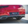 Maxton Design vložka zadního nárazníku pro Mercedes CLA C118/AMG-Line, carbon-Look