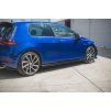 Maxton Design difuzory pod boční prahy ver.4 pro Volkswagen Golf R Mk7 Facelift, carbon-Look