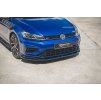 Maxton Design spoiler pod přední nárazník ver.9 pro Volkswagen Golf R Mk7 Facelift, carbon-Look