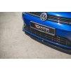 Maxton Design spoiler pod přední nárazník ver.9 pro Volkswagen Golf R Mk7 Facelift, černý lesklý plast ABS