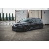 Maxton Design "Racing durability" spoiler pod přední nárazník pro Volkswagen Golf GTI TCR Mk7 Facelift, plast ABS bez povrchové úpravy, s červenou linkou