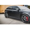 Maxton Design difuzory pod boční prahy ver.2 pro Audi RS3 8V Facelift, carbon-Look