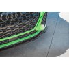 Maxton Design spoiler pod přední nárazník ver.2 pro Audi RSQ3 F3, černý lesklý plast ABS