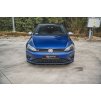 Maxton Design "Racing durability" spoiler pod přední nárazník pro Volkswagen Golf R Mk7 Facelift, plast ABS bez povrchové úpravy