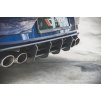 Maxton Design "Racing durability" zadní difuzor pro Volkswagen Golf R Mk7 Facelift, plast ABS bez povrchové úpravy, s černou a červenou linkou