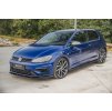 Maxton Design "Racing durability" difuzory pod boční prahy pro Volkswagen Golf R Mk7 Facelift, plast ABS bez povrchové úpravy, s červenou linkou