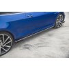 Maxton Design "Racing durability" difuzory pod boční prahy s křidélky pro Volkswagen Golf R Mk7 Facelift, plast ABS bez povrchové úpravy