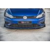 Maxton Design "Racing durability" spoiler pod přední nárazník ver.2 pro Volkswagen Golf R Mk7 Facelift, plast ABS bez povrchové úpravy