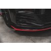 Maxton Design spoiler pod přední nárazník pro Volkswagen Golf GTI TCR Mk7 Facelift, červený lesklý plast ABS