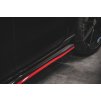 Maxton Design difuzory pod boční prahy pro Volkswagen Golf GTI TCR Mk7 Facelift, červený lesklý plast ABS