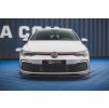 Maxton Design spoiler pod přední nárazník pro Volkswagen Golf GTI Mk8, černý lesklý plast ABS