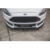 Maxton Design spoiler pod přední nárazník ver.5 pro Ford Focus ST Mk3 Facelift, černý lesklý plast ABS