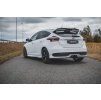 Maxton Design difuzory pod boční prahy ver.2 pro Ford Focus ST Mk3 Facelift, carbon-Look